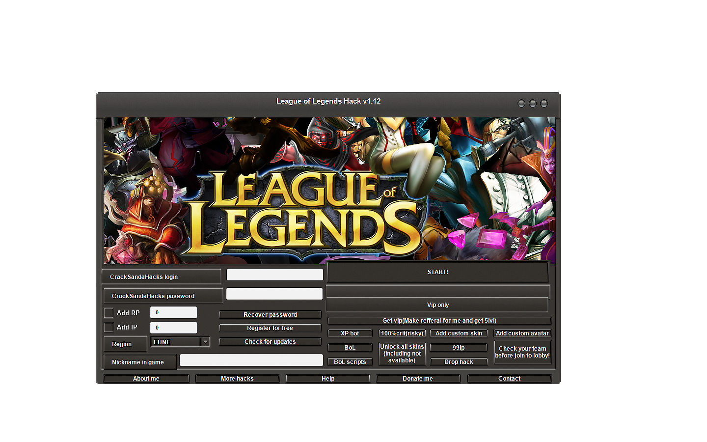 League of legends hack rp download 2015 free